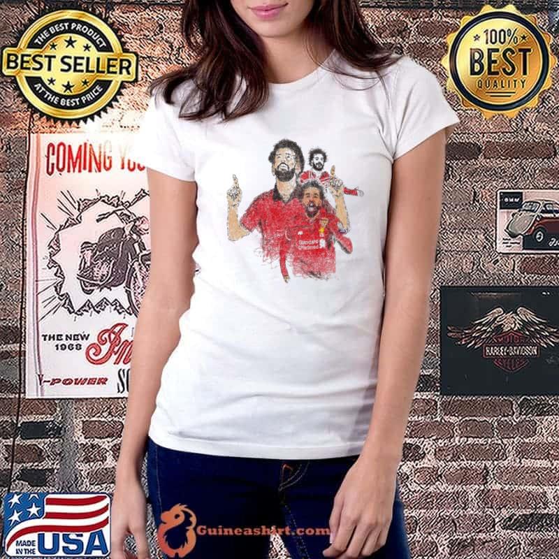 Drawing art Football player mohamed salah classic s Ladiestee