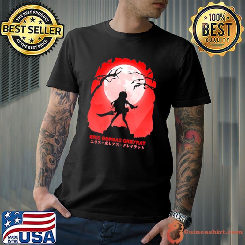 Eris greyrat mushoku tenseI jobless reincarnation silhouette fanmade classic shirt