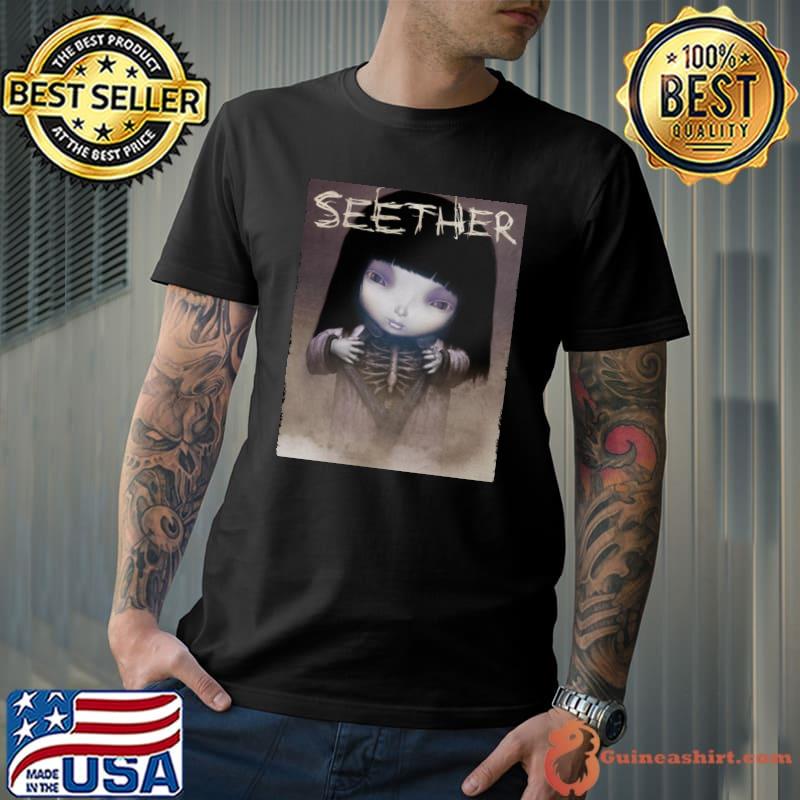 Fiding beauty in negative spaces band seether classic shirt