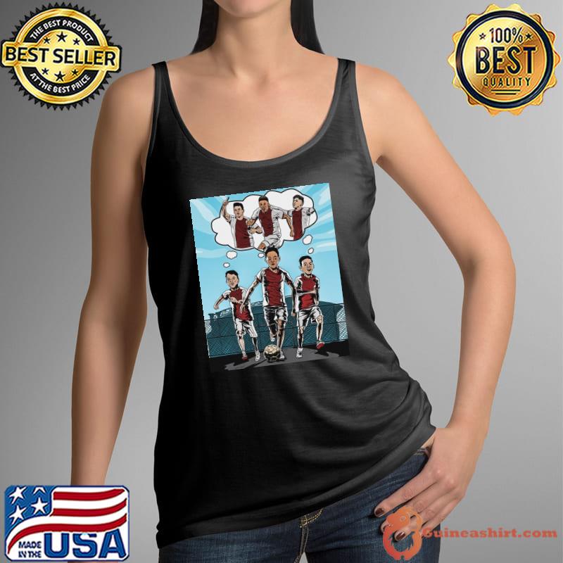 Football graphic martinez neres alvarez AFC ajax classic s Tank Top