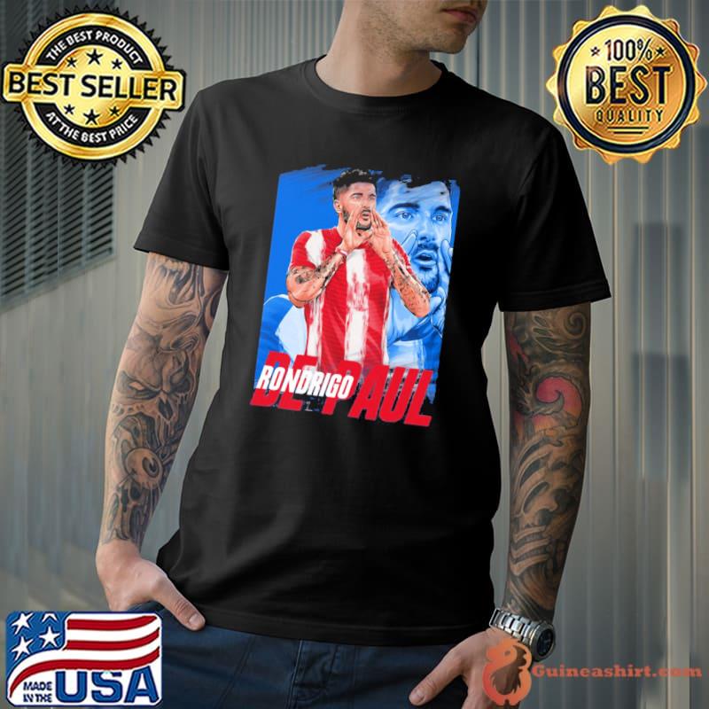 Footballer rodrigo de Paul graphic classic shirt