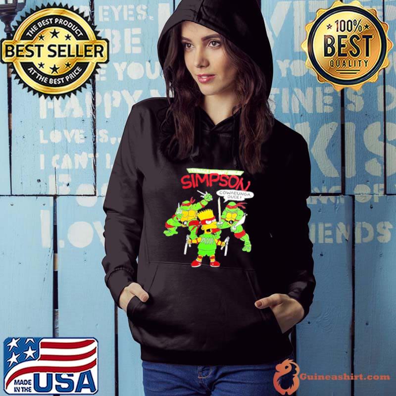 Vintage 90's Bart Simpson TMNT Teenage Mutant Ninja Turtles T-Shirt -  Custom T-Shirts Design