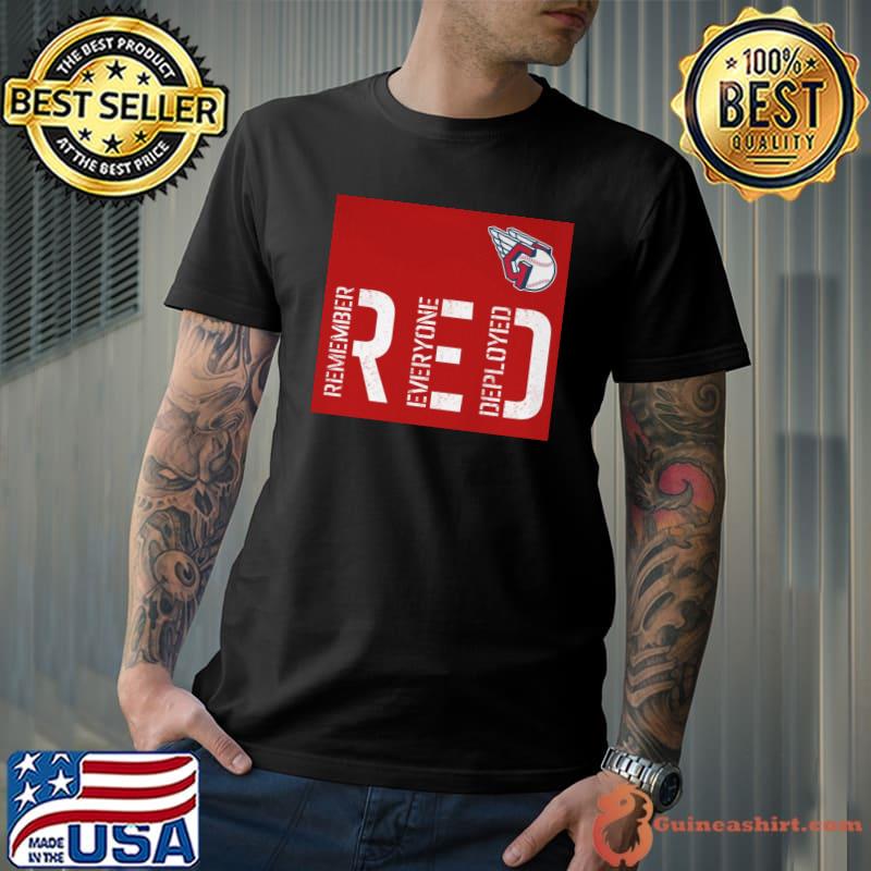 Gaints Red Remember Everyone Deployed Shirt