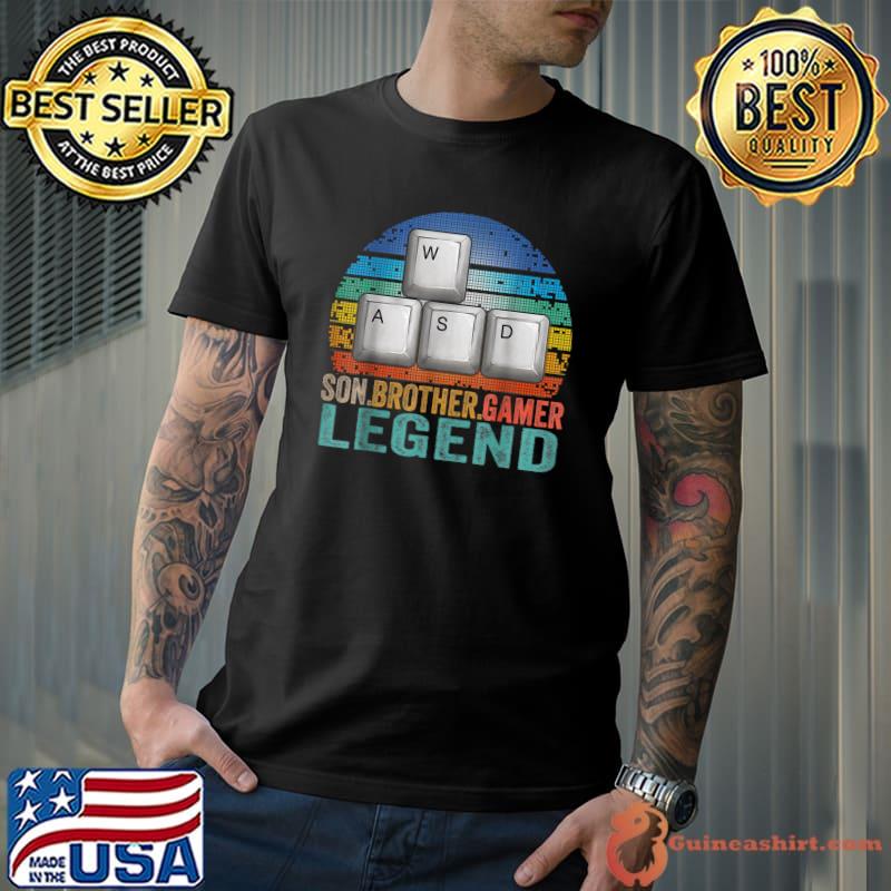 Gaming Gifts For Teenage Boys 8-16 Year Old Christmas Gamer Vintage T-Shirt