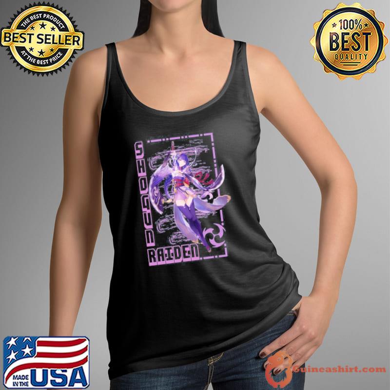 Genshin impact shogun raiden electro charac retro classic s Tank Top