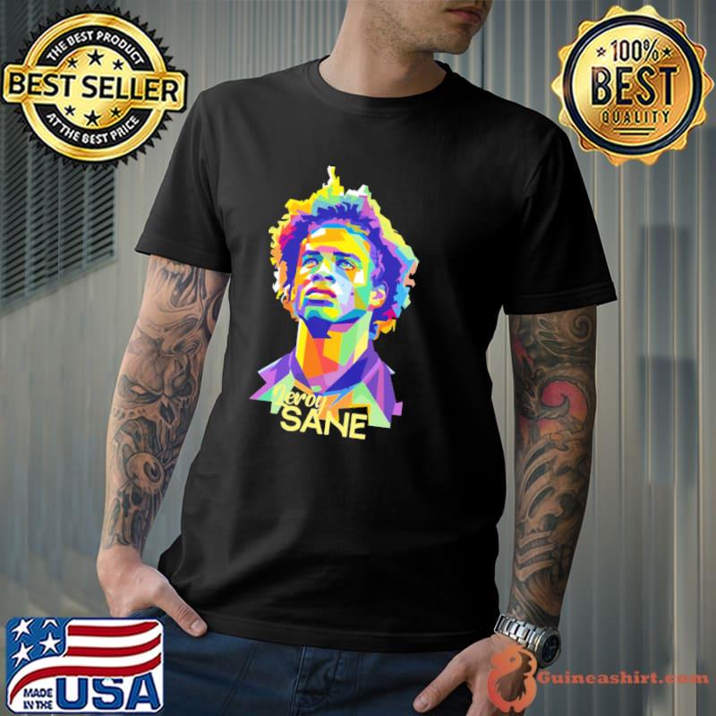 Graphic design leroy sane footballer classic shirt