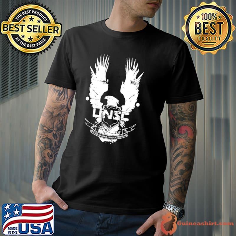 Halo unsc worn logo spartan barbarian shirt