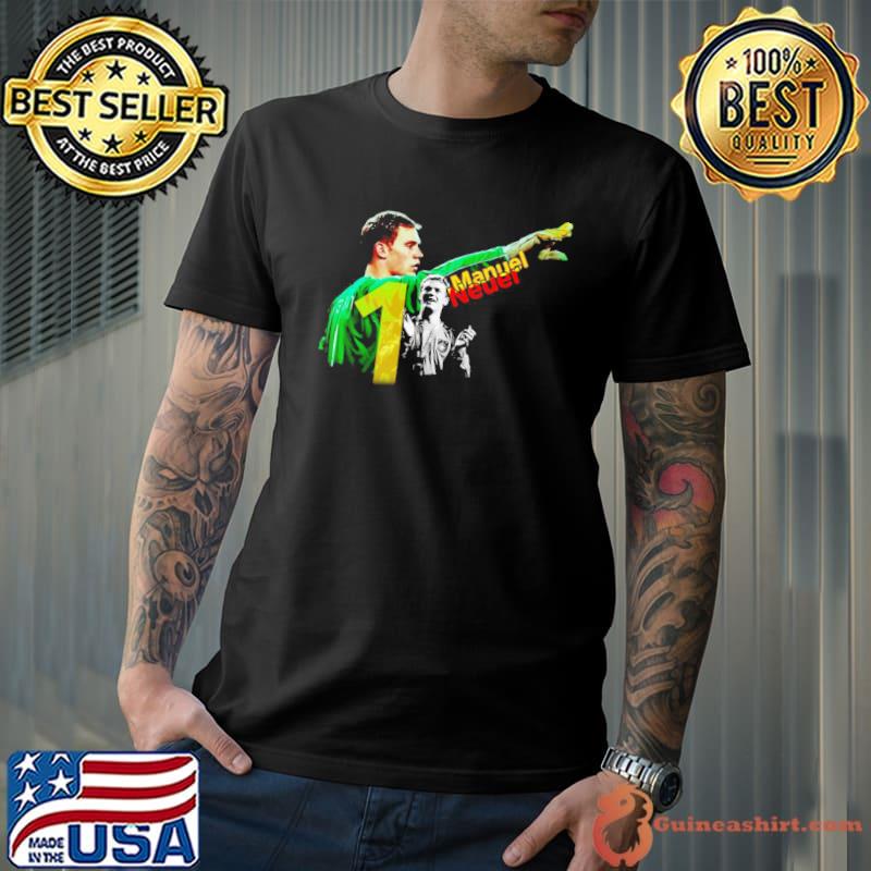 Illustration manuel neuer the number 1 goal keeper classic shirt