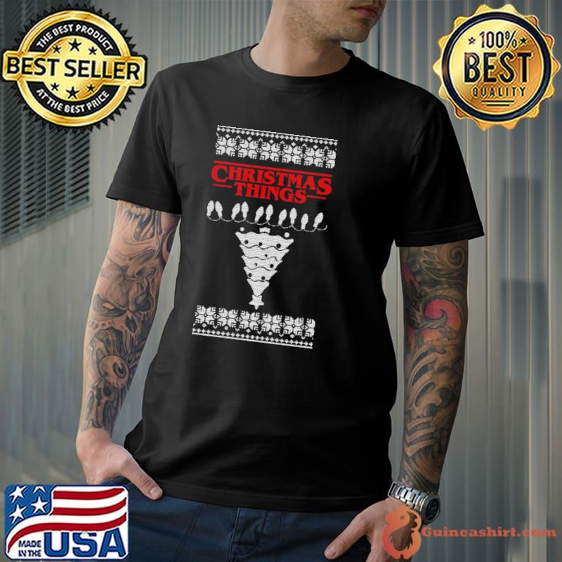 Inspired by stranger things christmas things perfect for that stranger fan in your life classic shirt