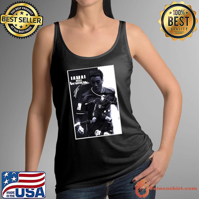 Jamal musiala black and white with signature classic s Tank Top