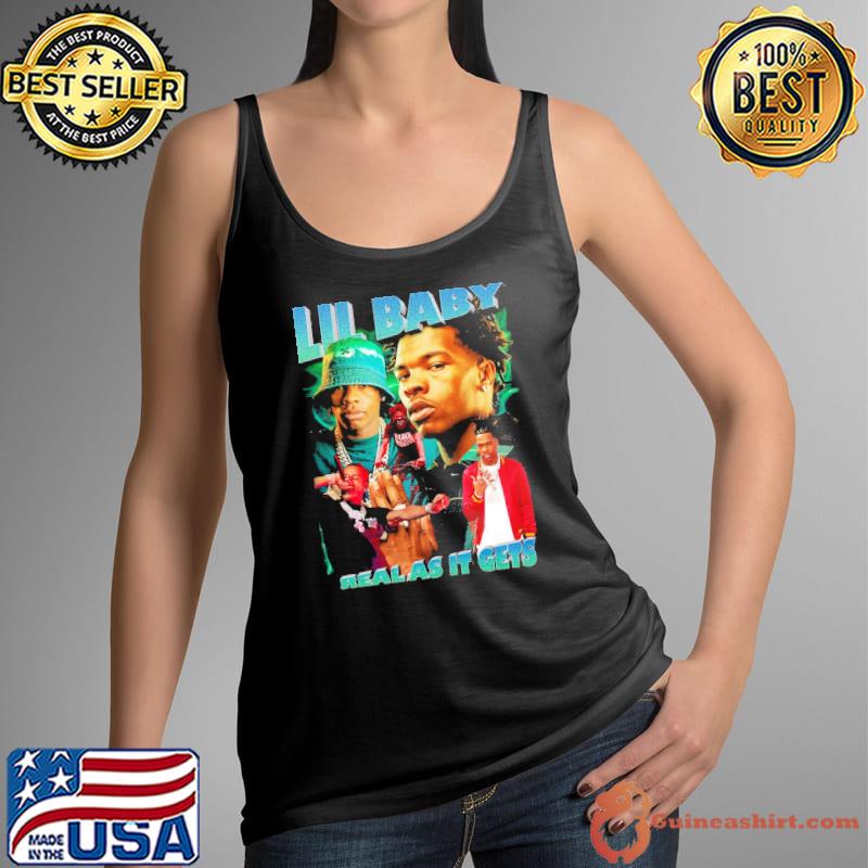 Lil baby real as it get bootleg 90s hiphop s Tank Top