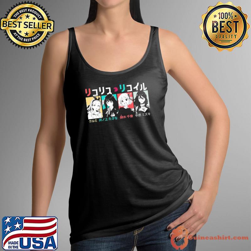 Main characters of lycoris recoil classic art s Tank Top