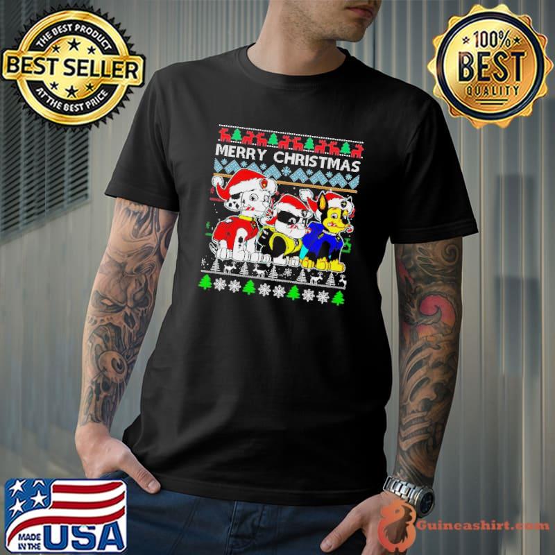 Merry christmas call the paw patrol team trending shirt