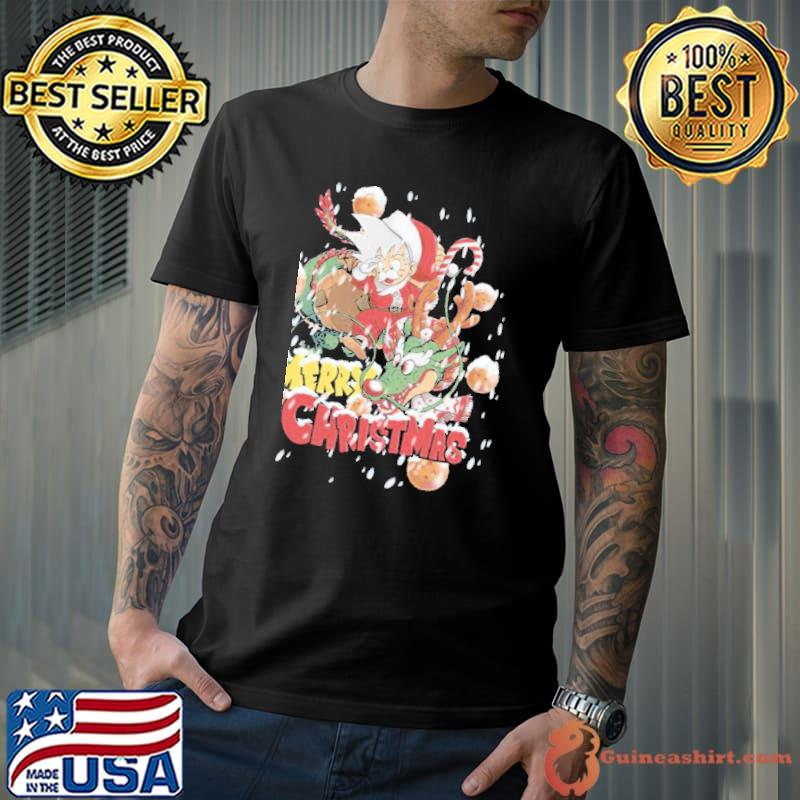 Merry christmas dragon ball z trending shirt