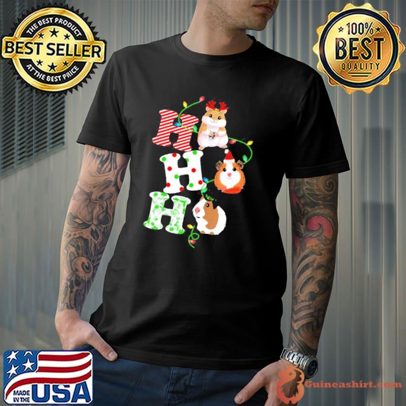 Merry christmas Guinea pig ho ho ho trending shirt
