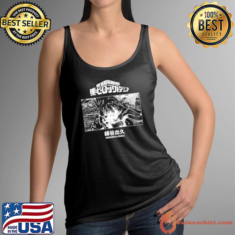 Midoriya izuku boku no hero academia bnw art s Tank Top