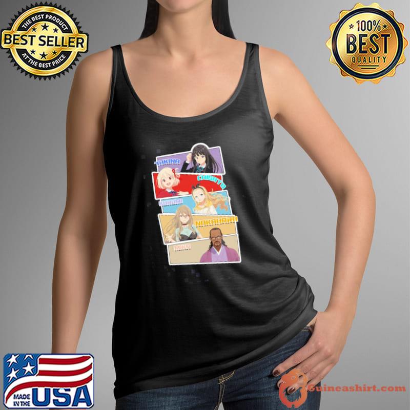 Mika nakahara kurumI chisato takina lycoris recoil s Tank Top