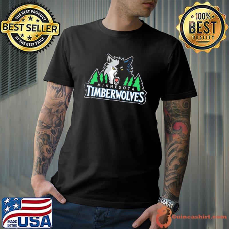 Minnesota timberwolves logo vintage shirt