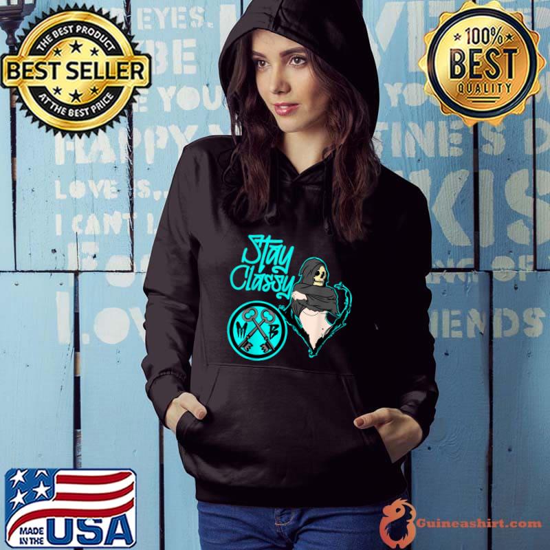 Muse Brand Stay Classy Key Skull Halloween T-Shirt Hoodie