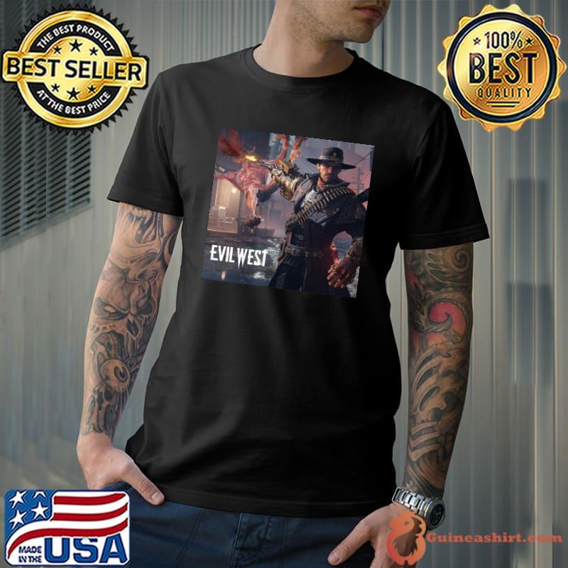 No look shoot evil west classic shirt
