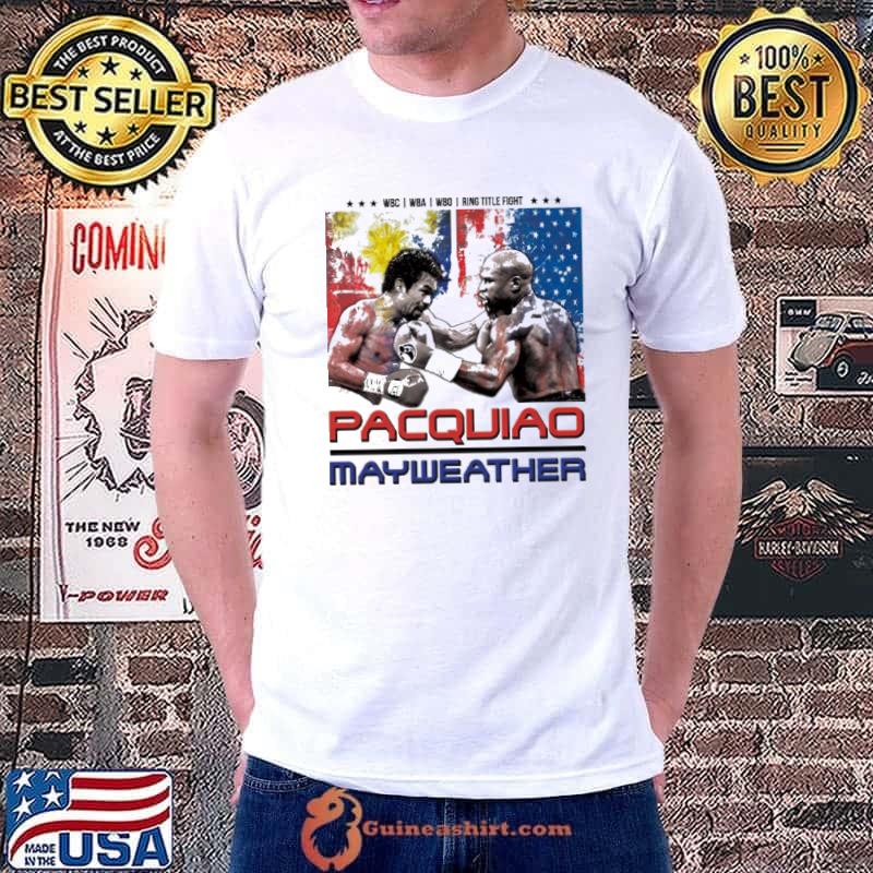 Pacquiao mayweather iconic fight classic shirt