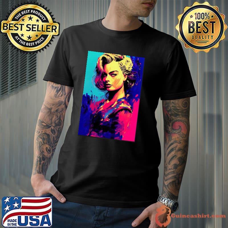 Pop art margot robbie trending shirt