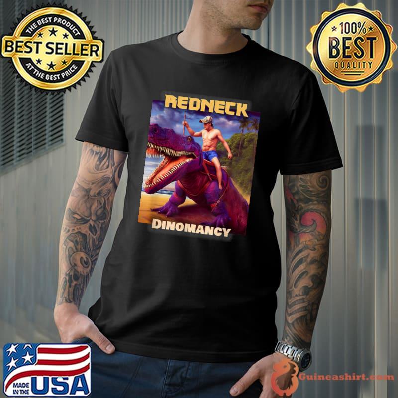 Redneck Dinomancy Dinosaur RPG Quirky Gamer Urban Fantasy T-Shirt