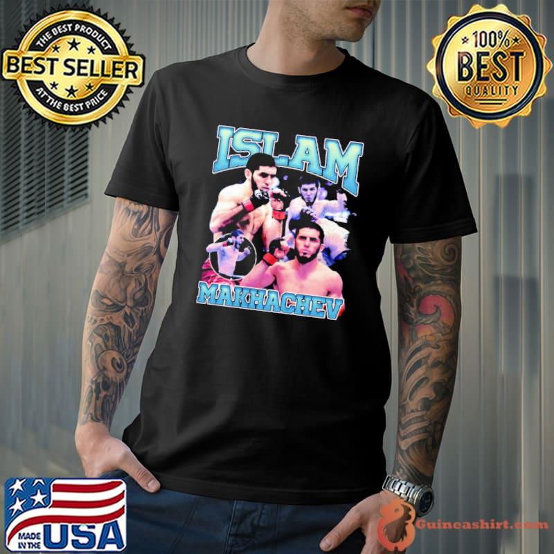 Retro portrait islam makhachev ufc fighter shirt