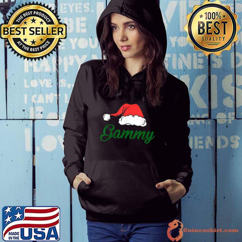 Santa Hat Christmas Costume Family Matching Gammy T-Shirt Hoodie