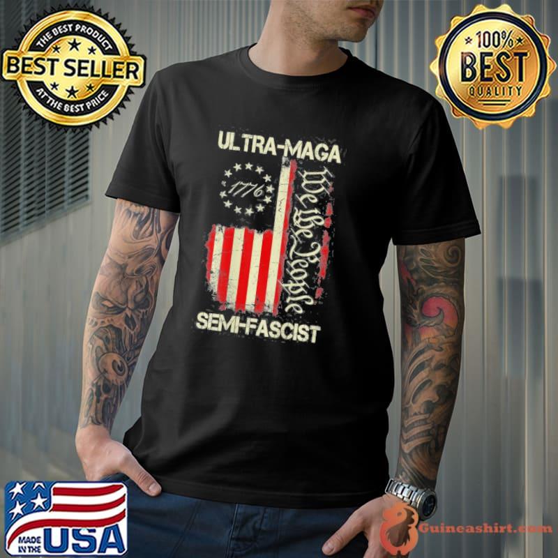 Semifascist ultra maga Biden quotes ( on back) classci shirt