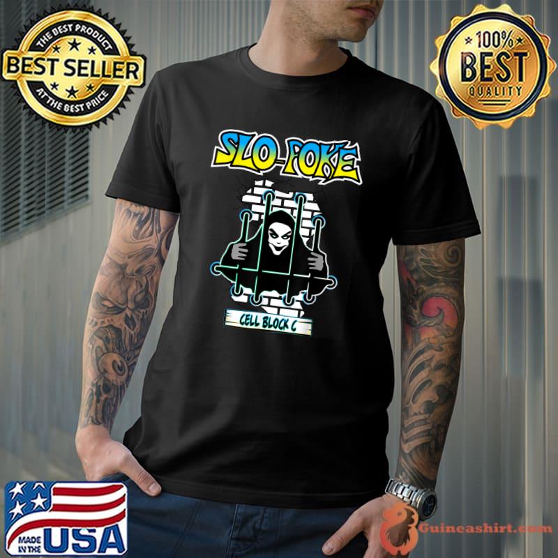 Slo Poke Cell Block Cell Block C Wall T-Shirt
