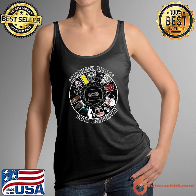 Statement begins statement ends magnus circle T-Shirt Tank Top