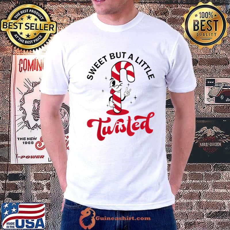 Sweet But Twisted Candy Cane Christmas Xmas Candy Cane T-Shirt