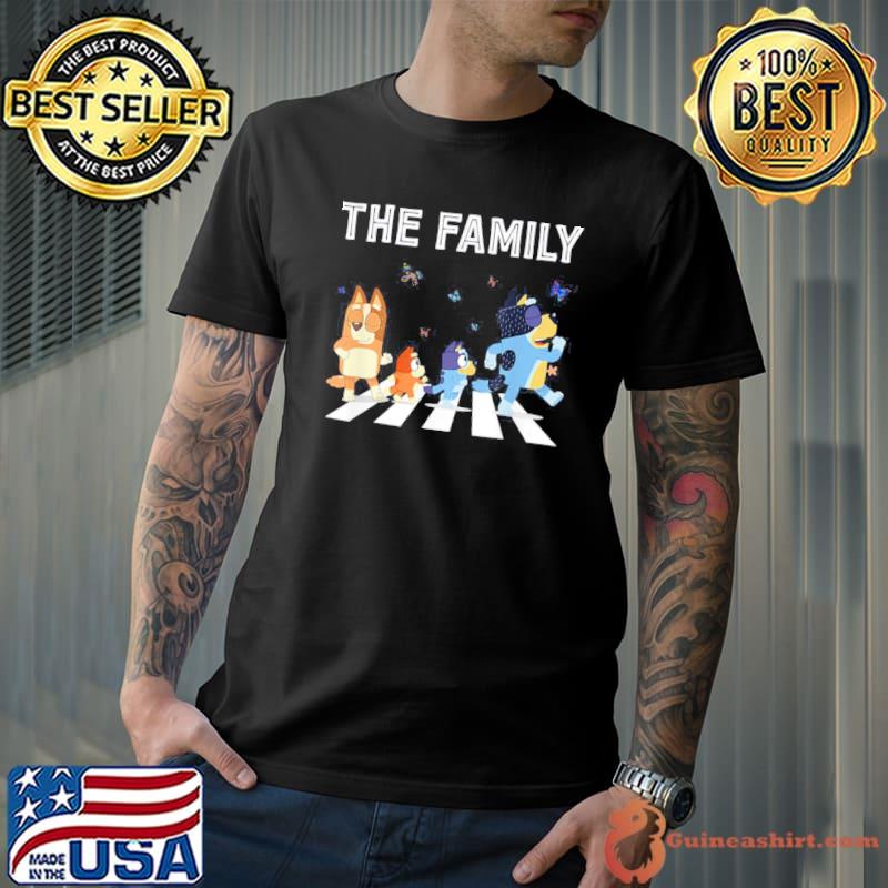 The family blueys cartoon shirt