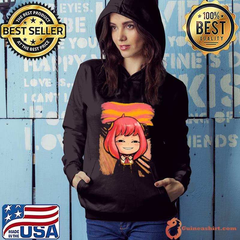 The scream mix anya meme spy x family van gogh s Hoodie