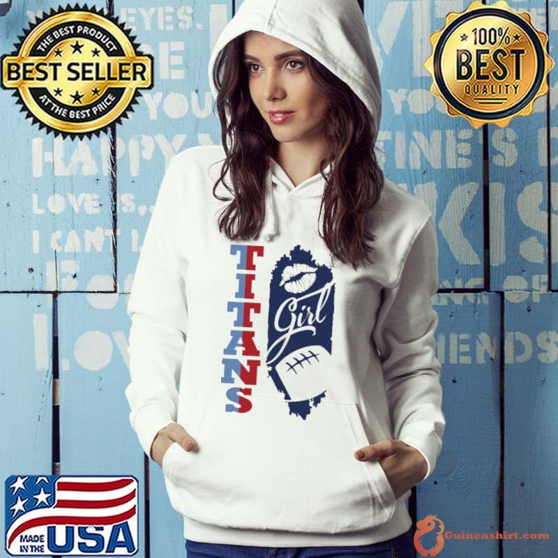 Titans Girl Lip Baseball Shirt Hoodie