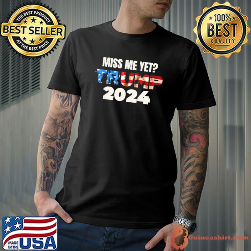 Trump 2024 American flag Donald Trump 4th of july the return shirt