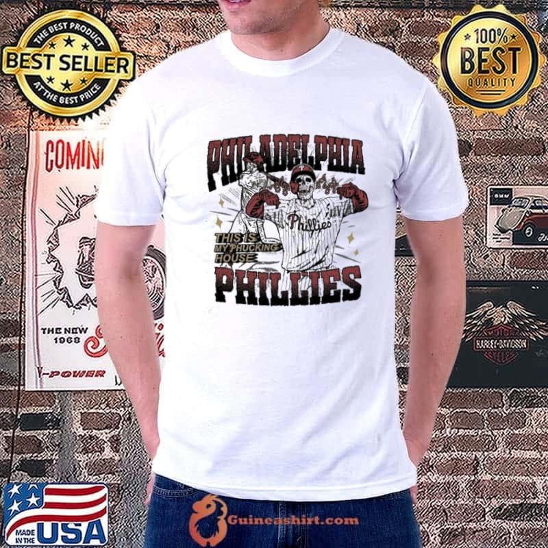 Vinatge bryce harper this is our phucking house bedlam at the bank phillies world series 2022 trending shirt