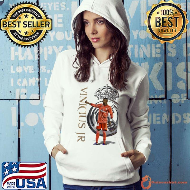Vinicius junior and real madrid logo Football sport s Hoodie