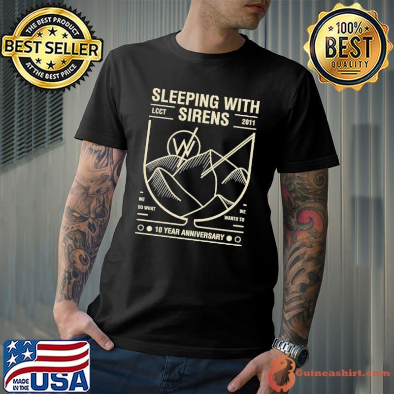 10 years anniversary sleeping with sirens shirt