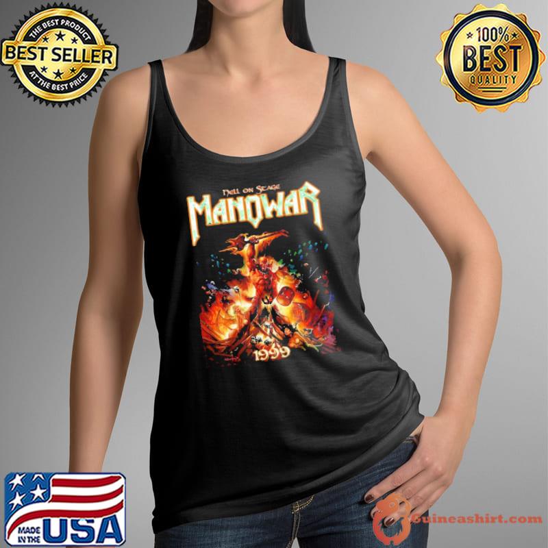 1999 hell on stage manowar band classic s Tank Top