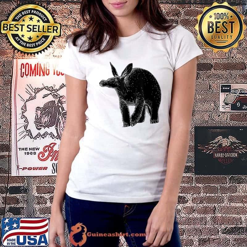 Aardvark hand drawing art for lover animal T-Shirt Ladiestee