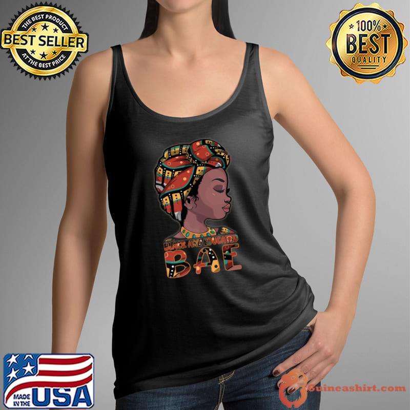 African Queen Girls Bae Black Educated Black History Month T-Shirt Tank Top