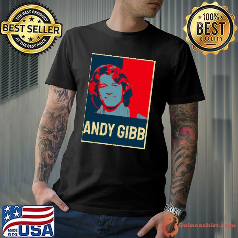 Andy gibb vintage graphic portrait shirt