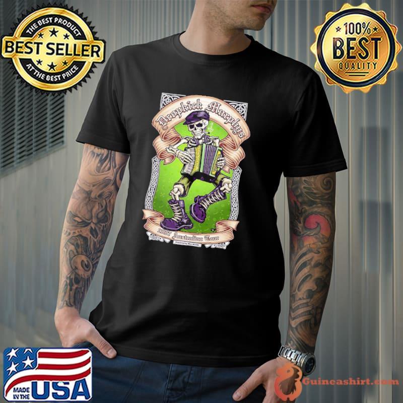 Australia tour 2017 dropkick murphys band artwork shirt