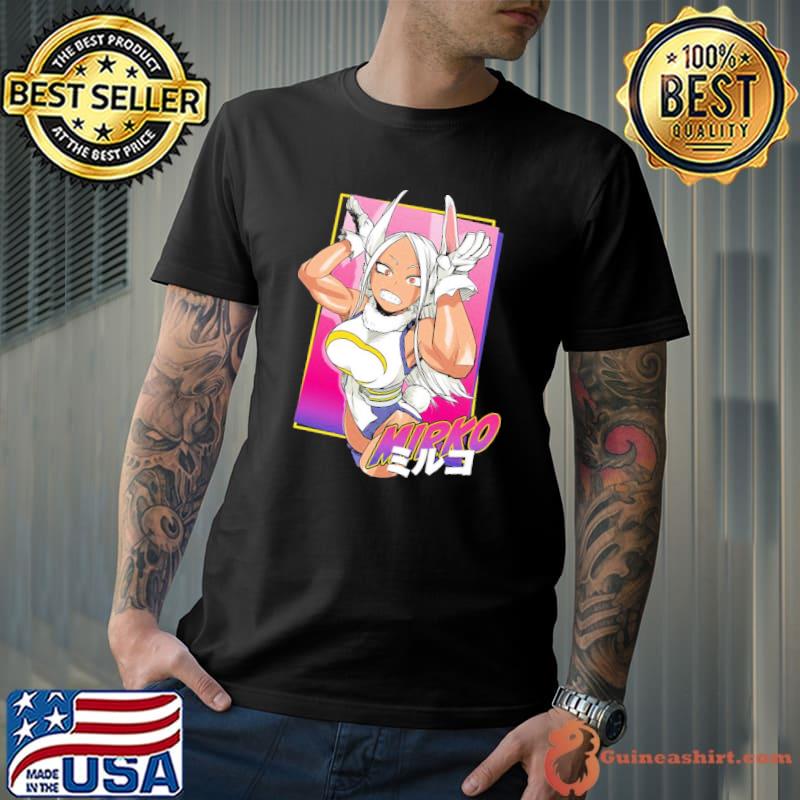 Being cute mirko school hero boku my hero academia classic shirt