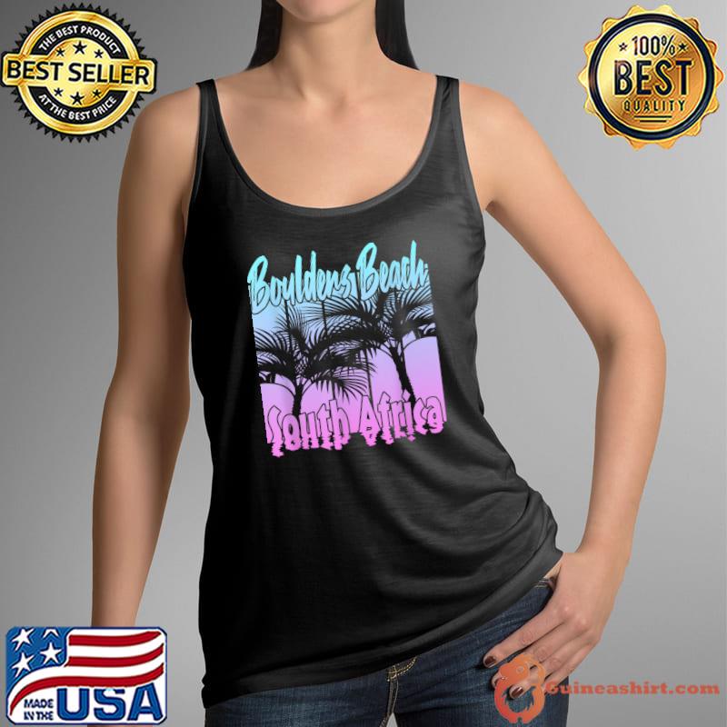 Boulders Beach South Africa Palms Tree Vintage T-Shirt Tank Top
