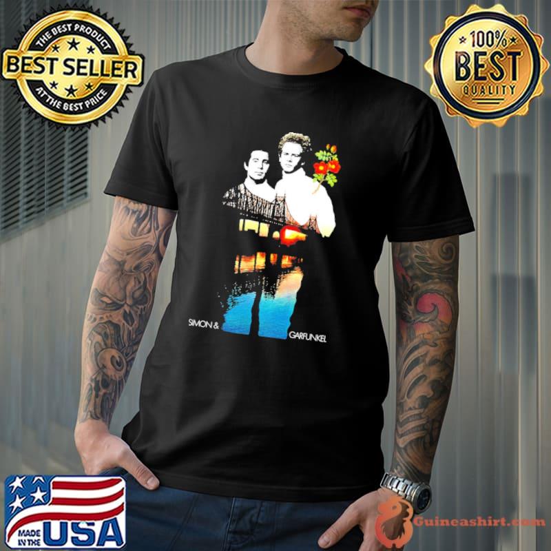 Bridge over troubled water simon and garfunkel Paul simon art garfunkel retro vintage shirt