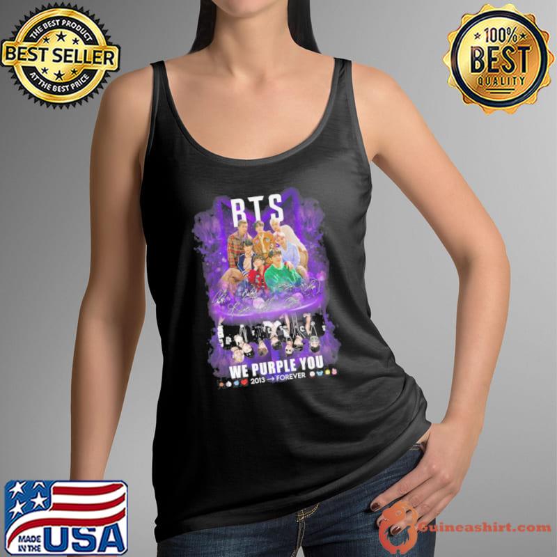 BTS we purple you 2013 forever signatures s Tank Top