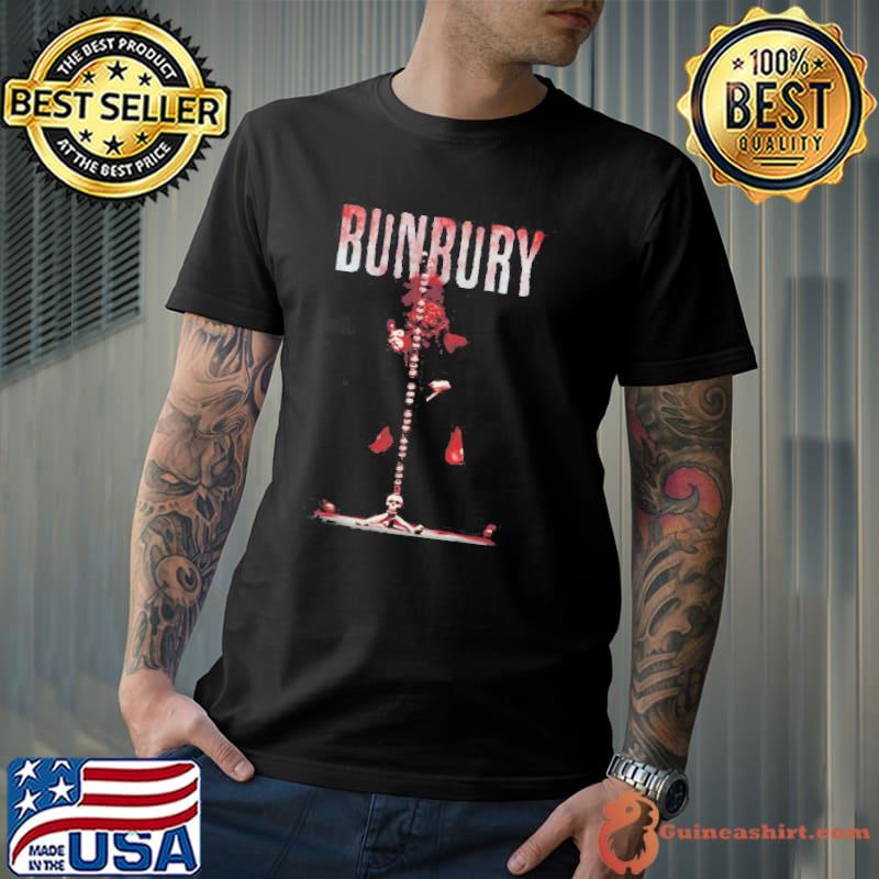 Bunbury red design heroes del silencio band shirt
